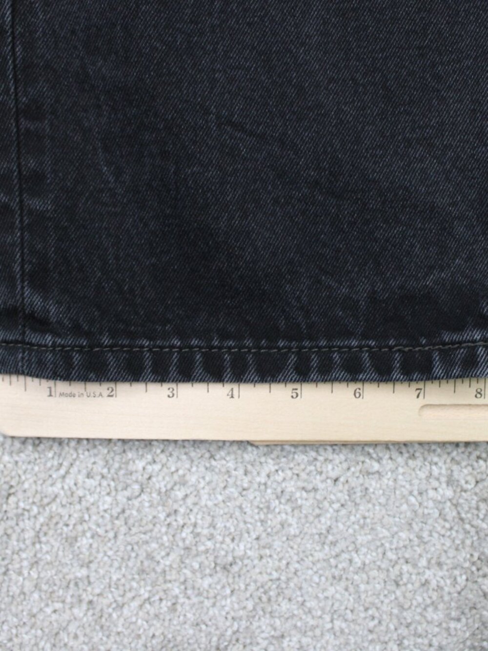 Levi's 550 Jeans Mens 36x32 Black Relaxed Fit 100% Cotton 5-Pocket Denim Y2K - Picture 4 of 14